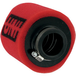 Uni Air Filter Foam Pod  1 1/4" Straight Flange I.D. 3" Long p# UP-4125ST