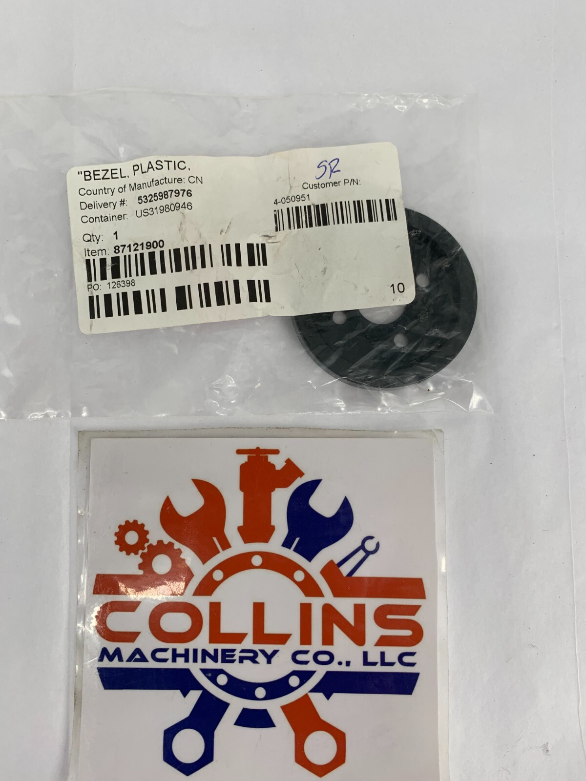 Hotsy 8.712-190.0 Thermostat Plastic Bezel Mounting Plate