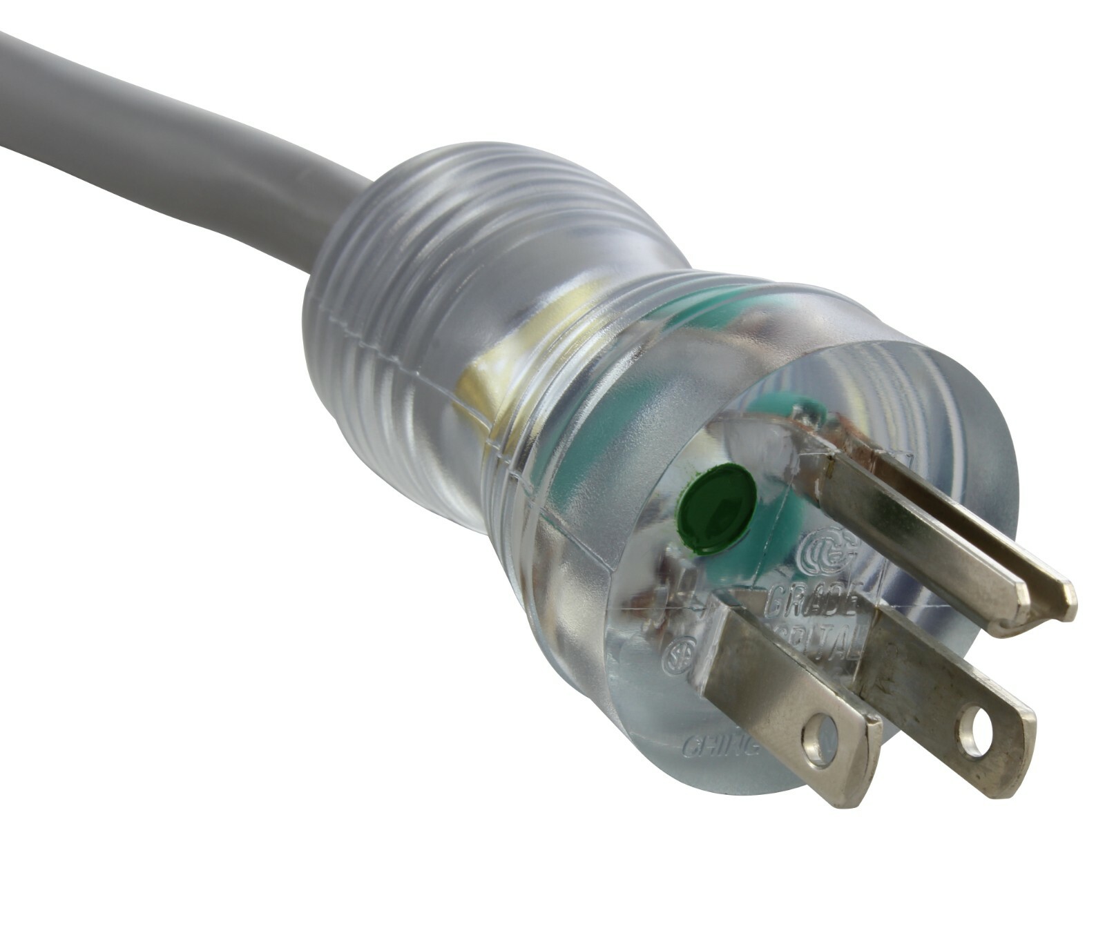 8ft 10A 18/3 Medical Grade Power Cord With C13 Connector by AC WORKS®