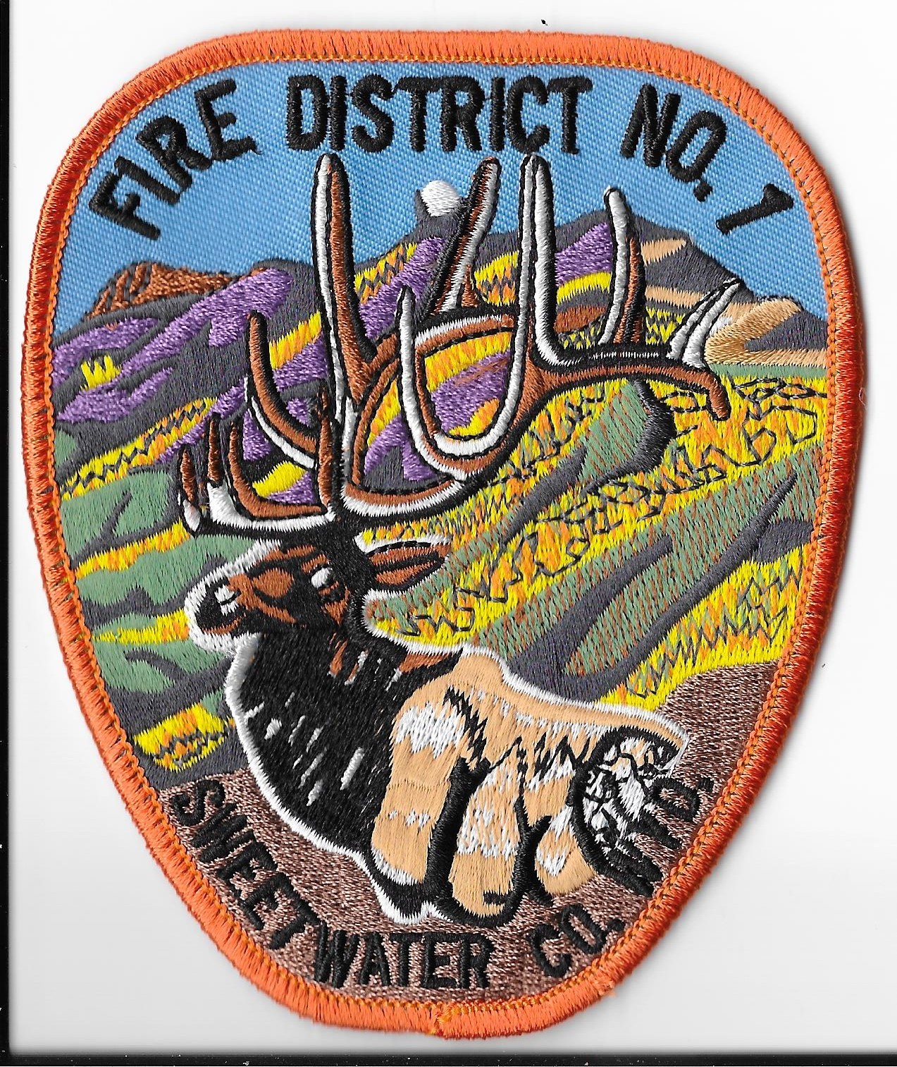 Sweetwater County Fire District No. 1 , Wyoming Shoulder Patch V1