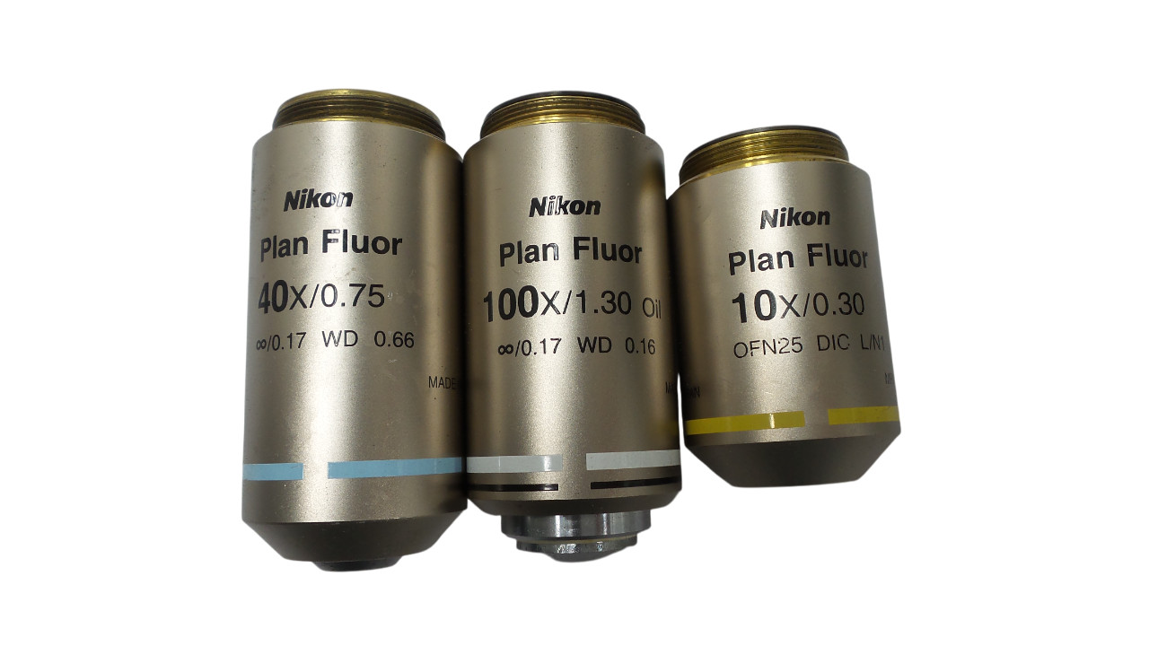 Nikon Eclipse 80i Microscope W/3 Objectives - Free Shipping