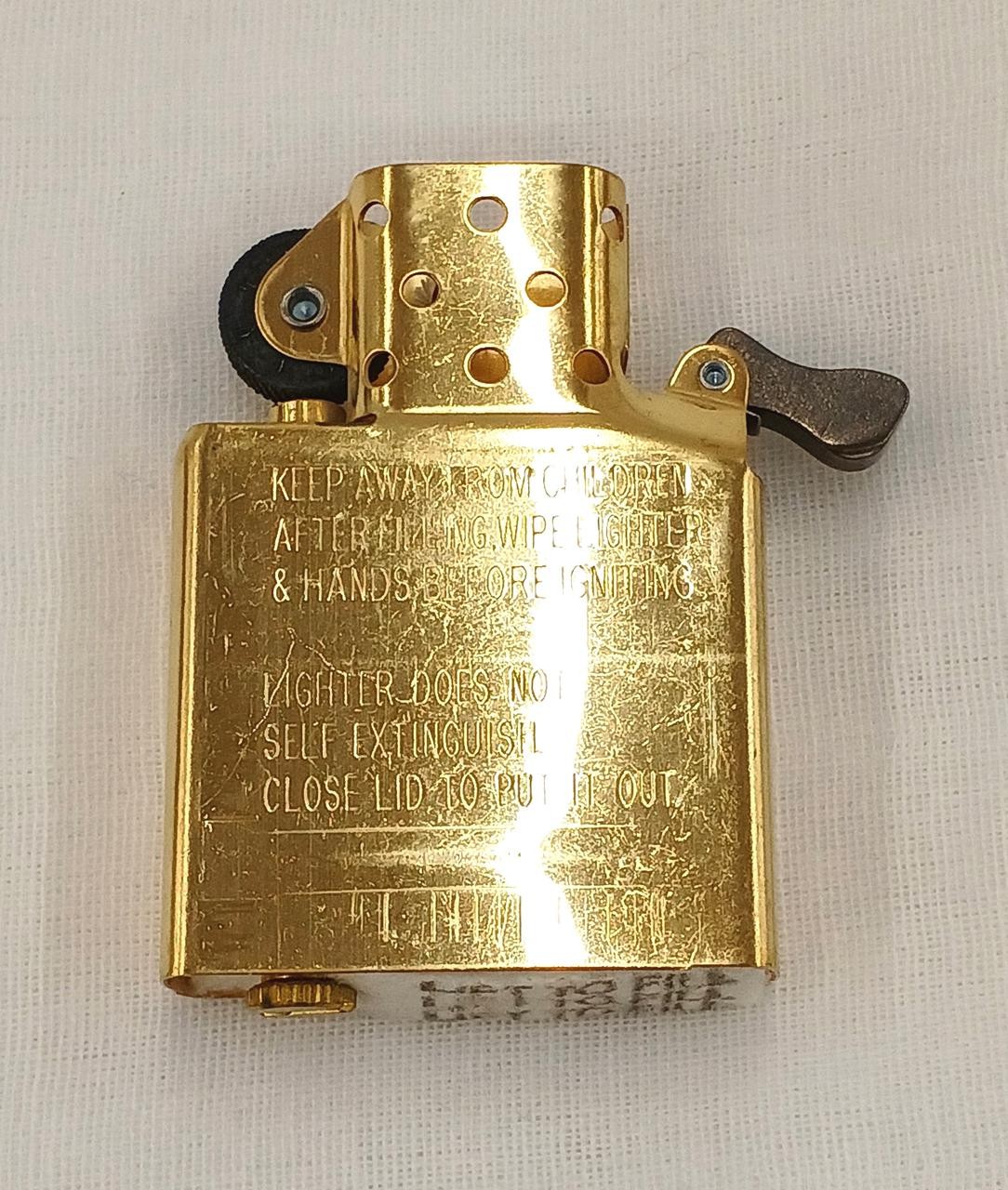 Zippo Peace 2007 Blue Titanium Lighter