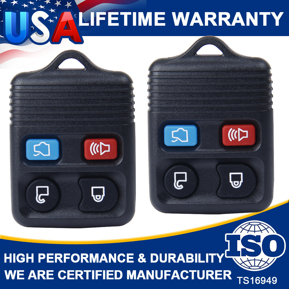 2X Keyless Entry Remote Control Car Key Fob Clicker Transmitter For Ford Lincoln