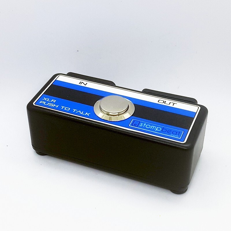 COMPACT XLR PUSH-TO-TALK PTT DESKTOP SWITCH - POPLESS