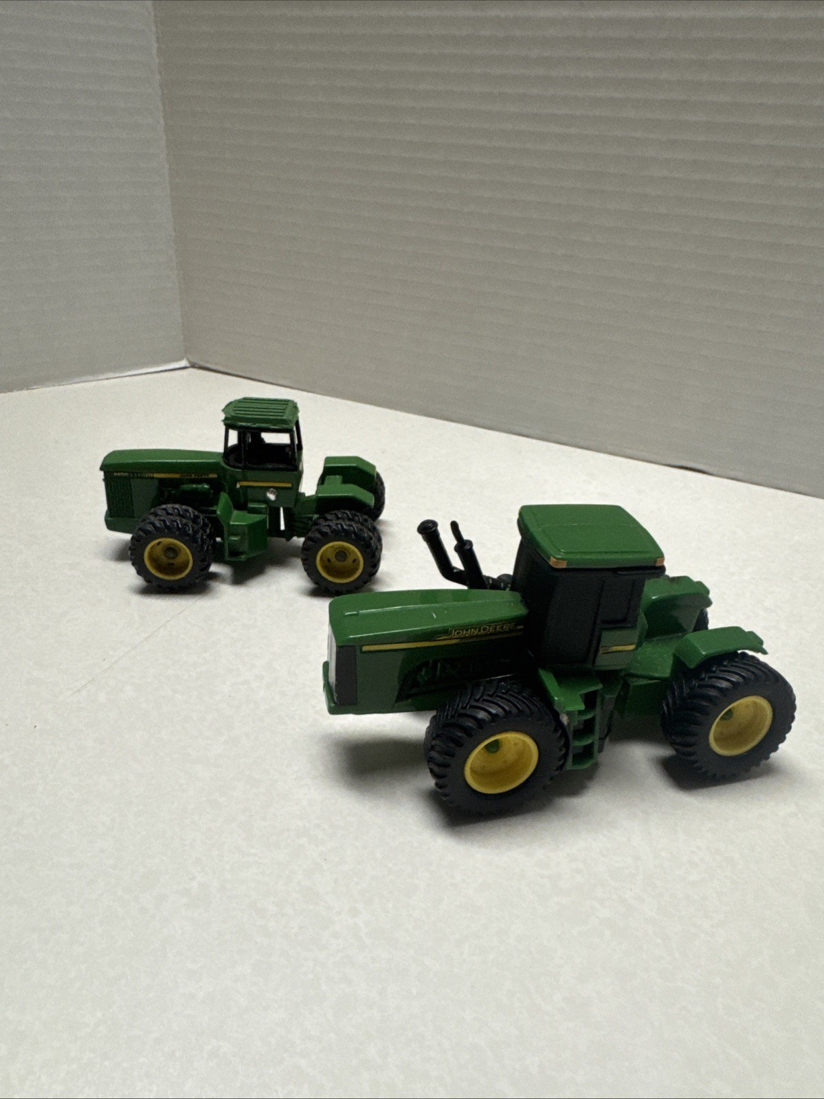 John Deere Tractor Lot - Plastic & Die Cast Green Farm Truck Vehicle