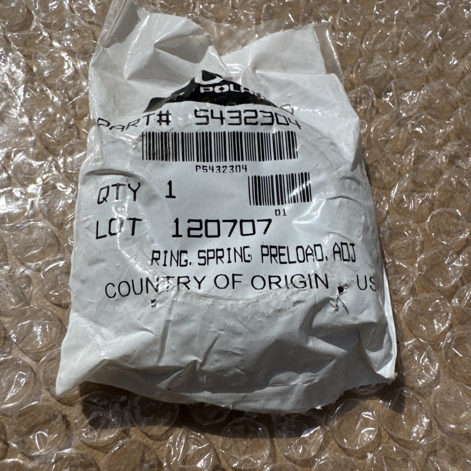 New OEM Polaris 5432304 Spring Ring