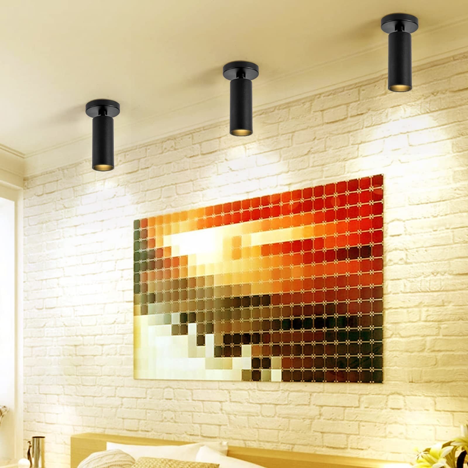 LED Ceiling Spotlight 5CCT 2700K/3000K/3500K/4000K/6000K Selectable Dimmable,...