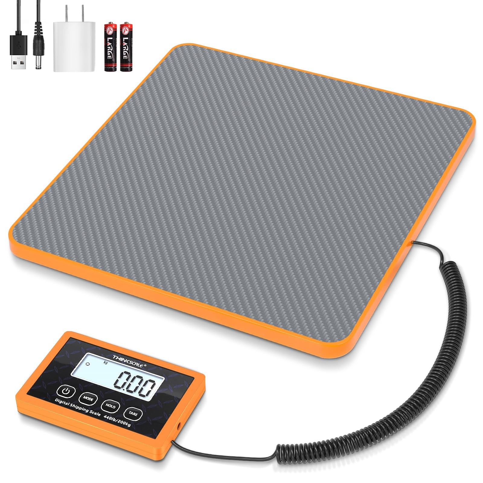 Heavy Duty Shipping Scale 440lb Postal Luggage Mail Ecommerce Warehouse
