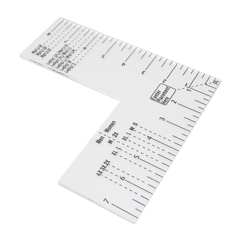 T Shirt Rulers Alignment Placement for Embroidery Left Chest Placement Tool