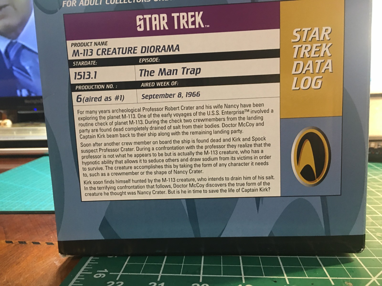 Star Trek Applause "M-113 Creature" in original packing with certificate