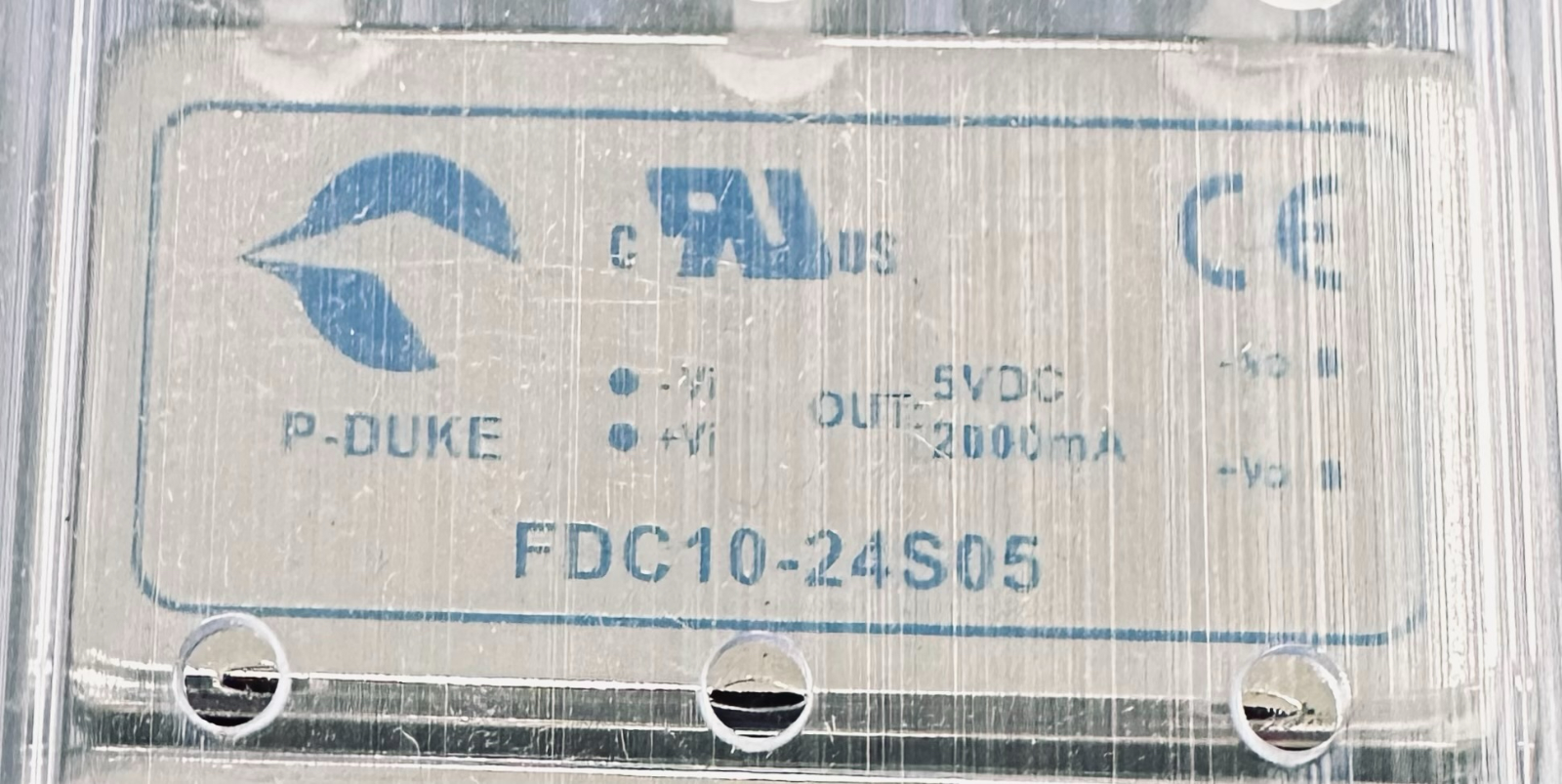 FDC10-24S05 SINGLE OUTPUT DC DC CONVERTERS VDC INPUT RANGE:18 ~ 36