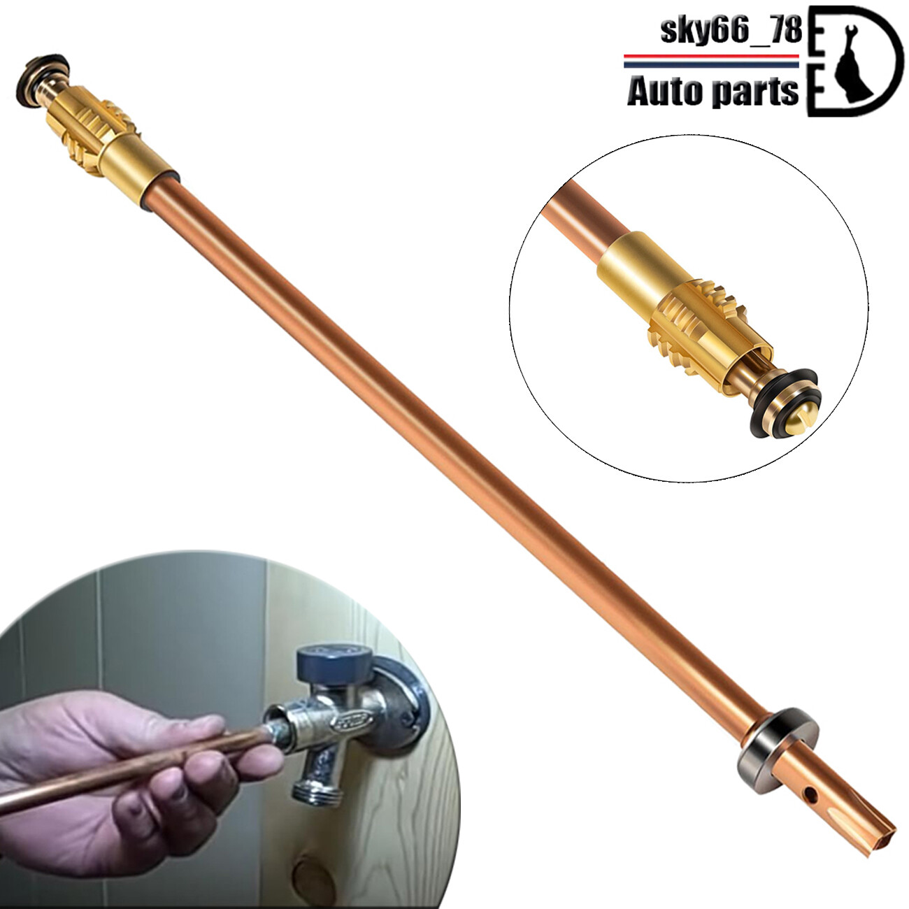 Replace For Prier 123-0093 500 Series Mansfield Style Stem Assembly for 8Inch