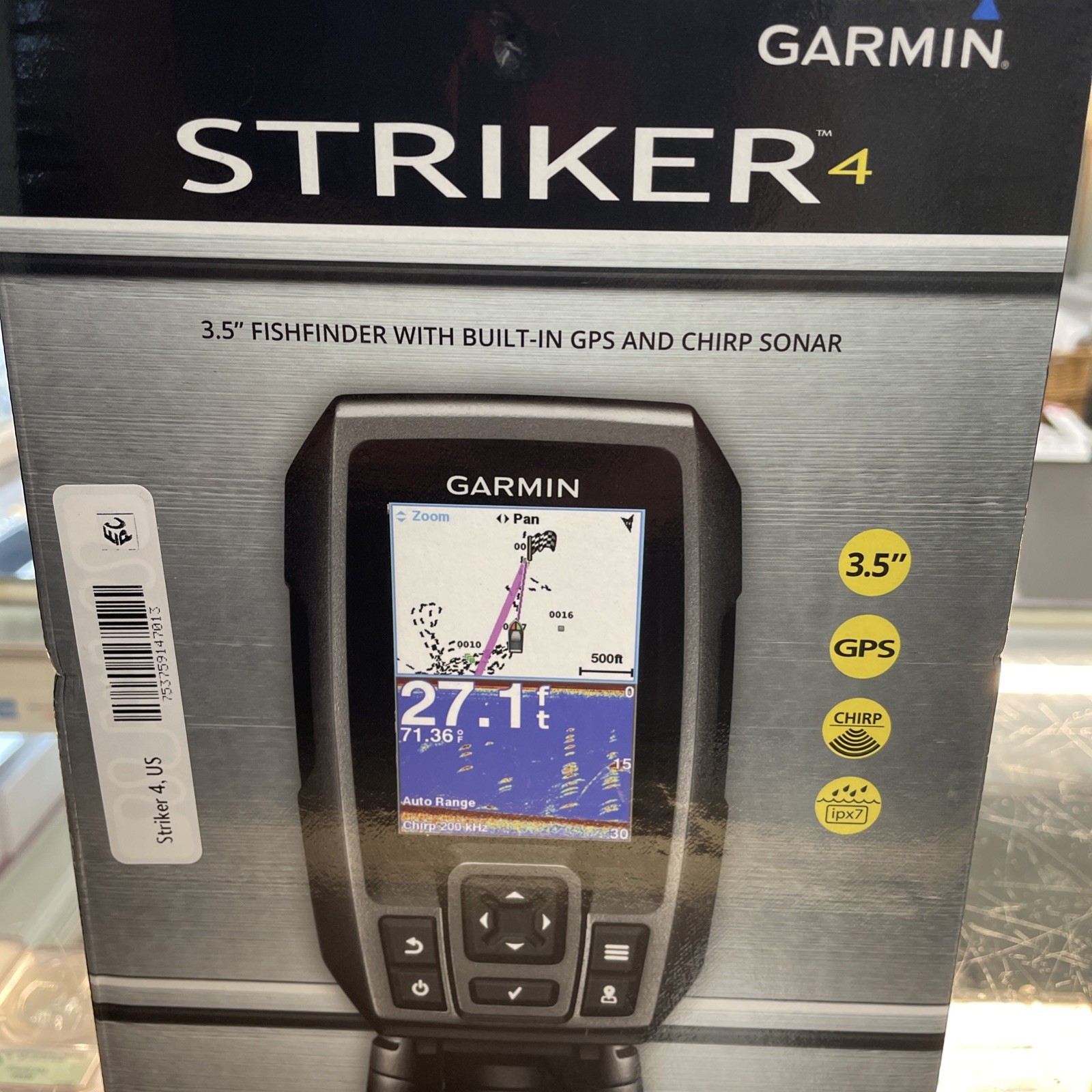 010-01550-00 Striker 4 with Transducer 3.5" GPS Fishfinder with Chirp