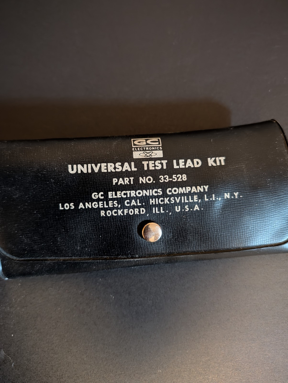 Vintage GC Electronics 33-528 Universal Test Lead Kit Red/Black Alligator Clips
