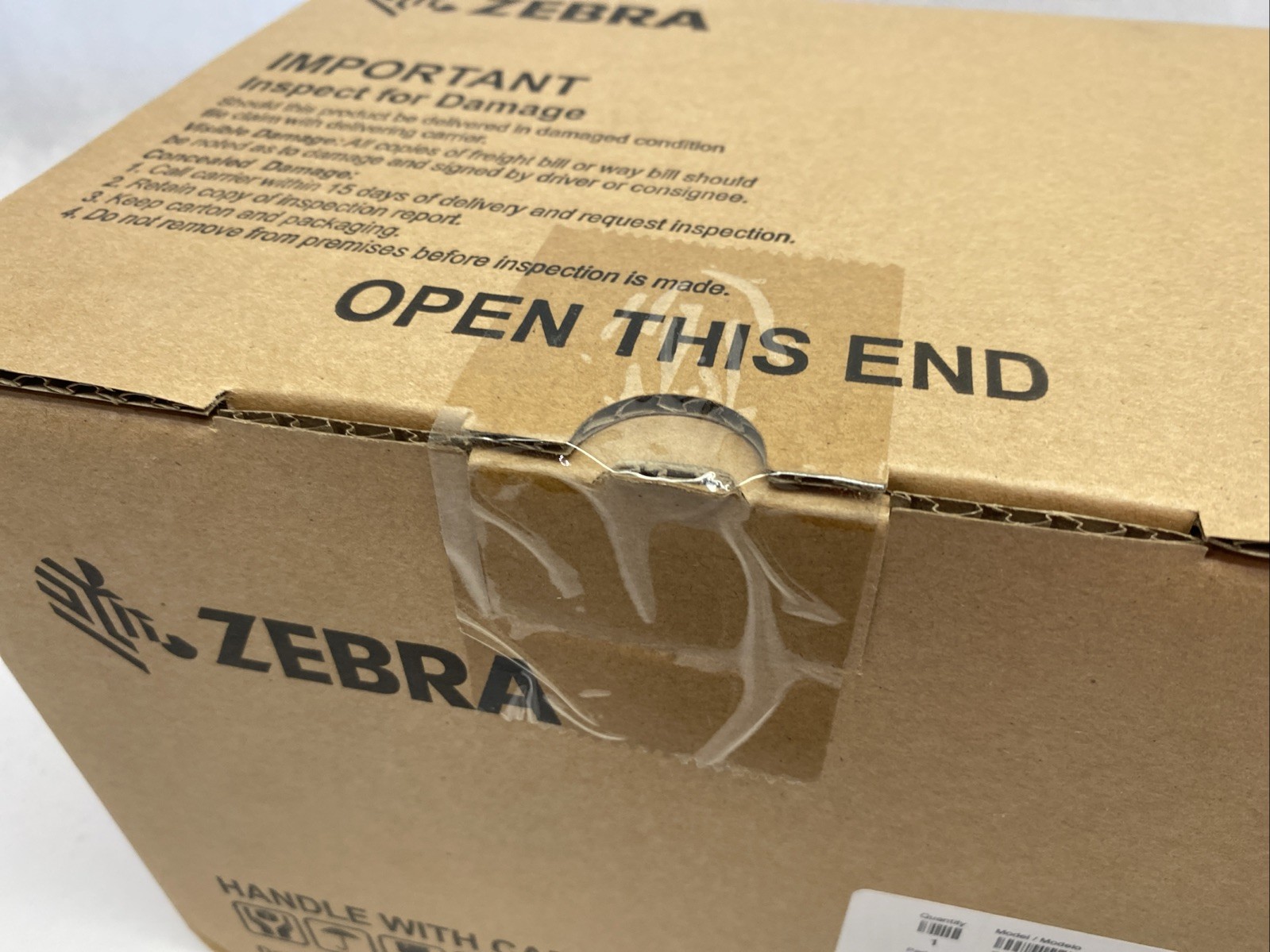 Zebra ZD410 Compact Barcode Printer ZD41022-D01M00EZ, USB & Bluetooth Interface