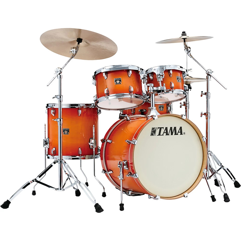 TAMA Superstar Classic 5-Pc Shell Pack w 20" Bass Drum Tangerine Lacquer Burst