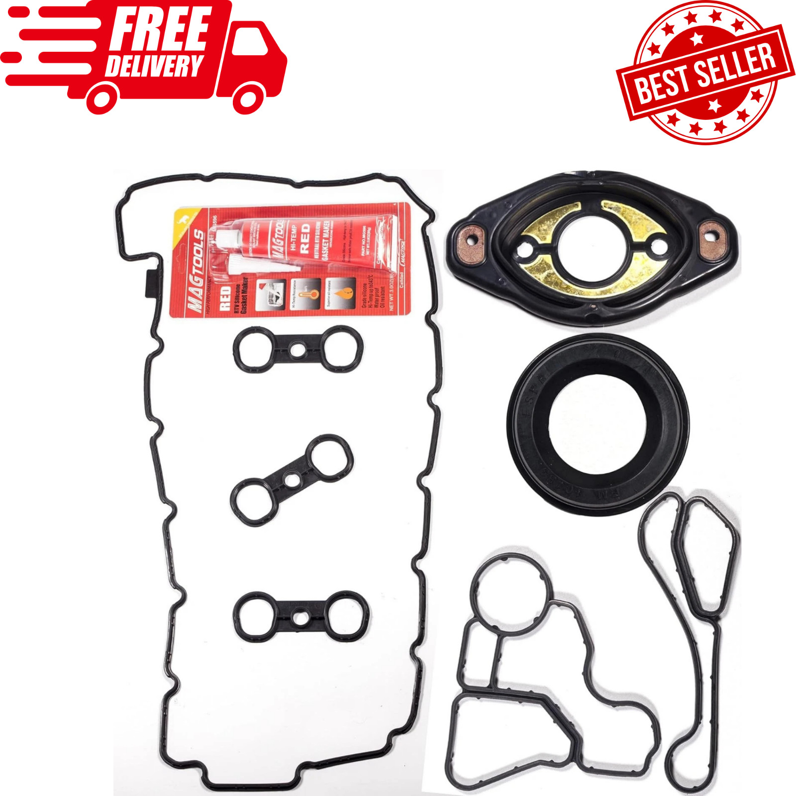 11127582245 for BMW 328i 528i X3 Z4 3.0L Valve Cover Gasket Seal&Gasket Maker,11