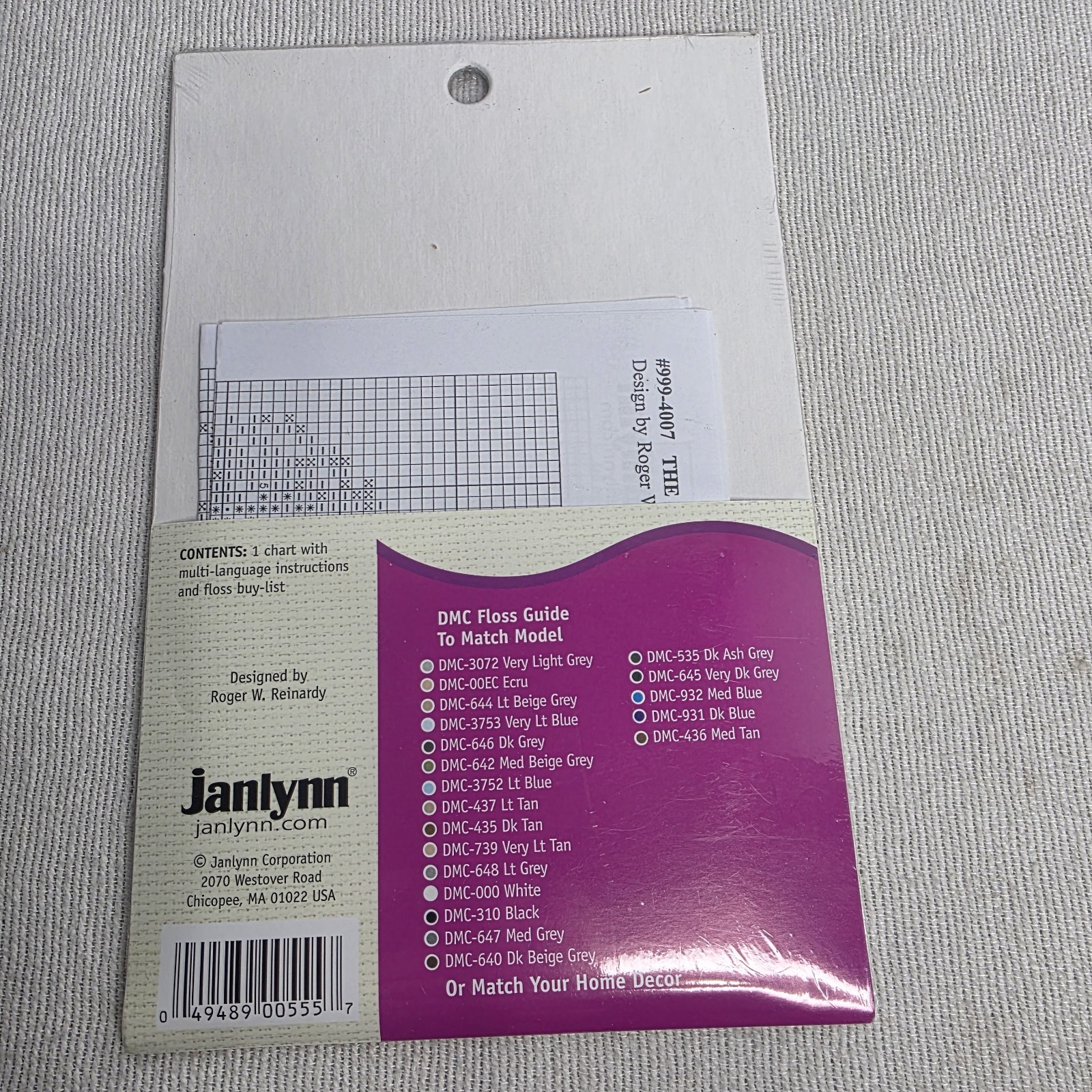 Janlynn Just A Chart The Pack #999-4007 Chart Only!!