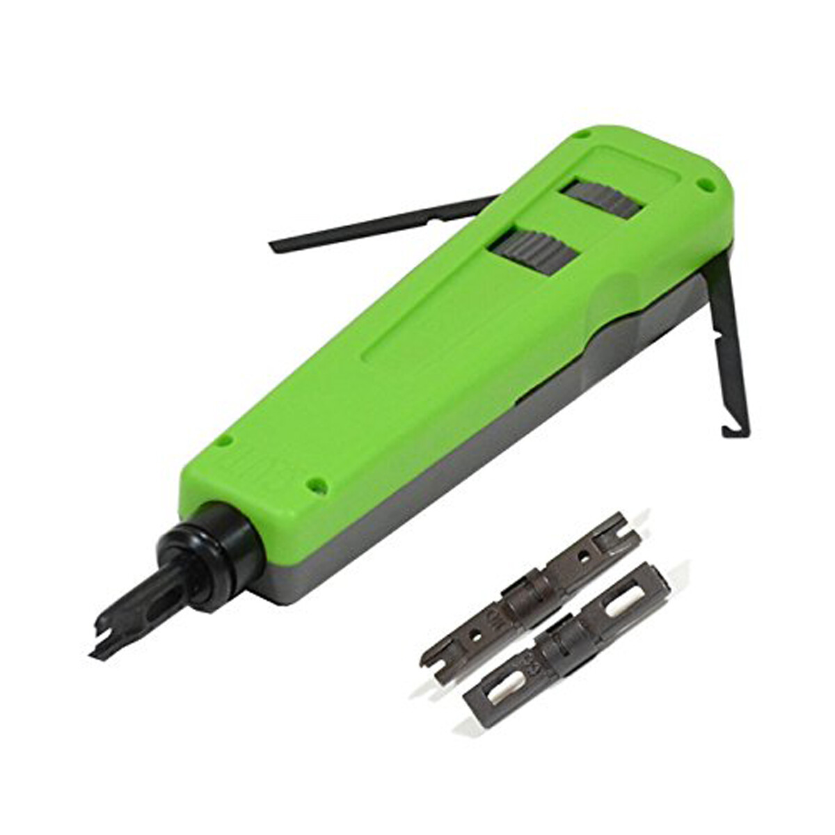 CAT5E/CAT6 RJ Network Wire Cable Impact Punch Down Tool with 110/66 Blades
