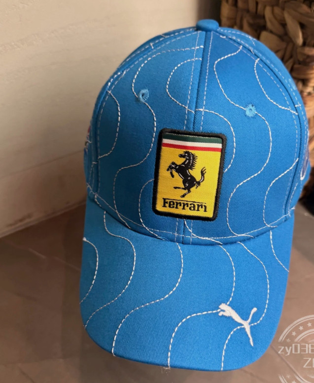 PUMA Scuderia Ferrari F1 Team Monza GP 2025 Limited Edition Blue Baseball Cap