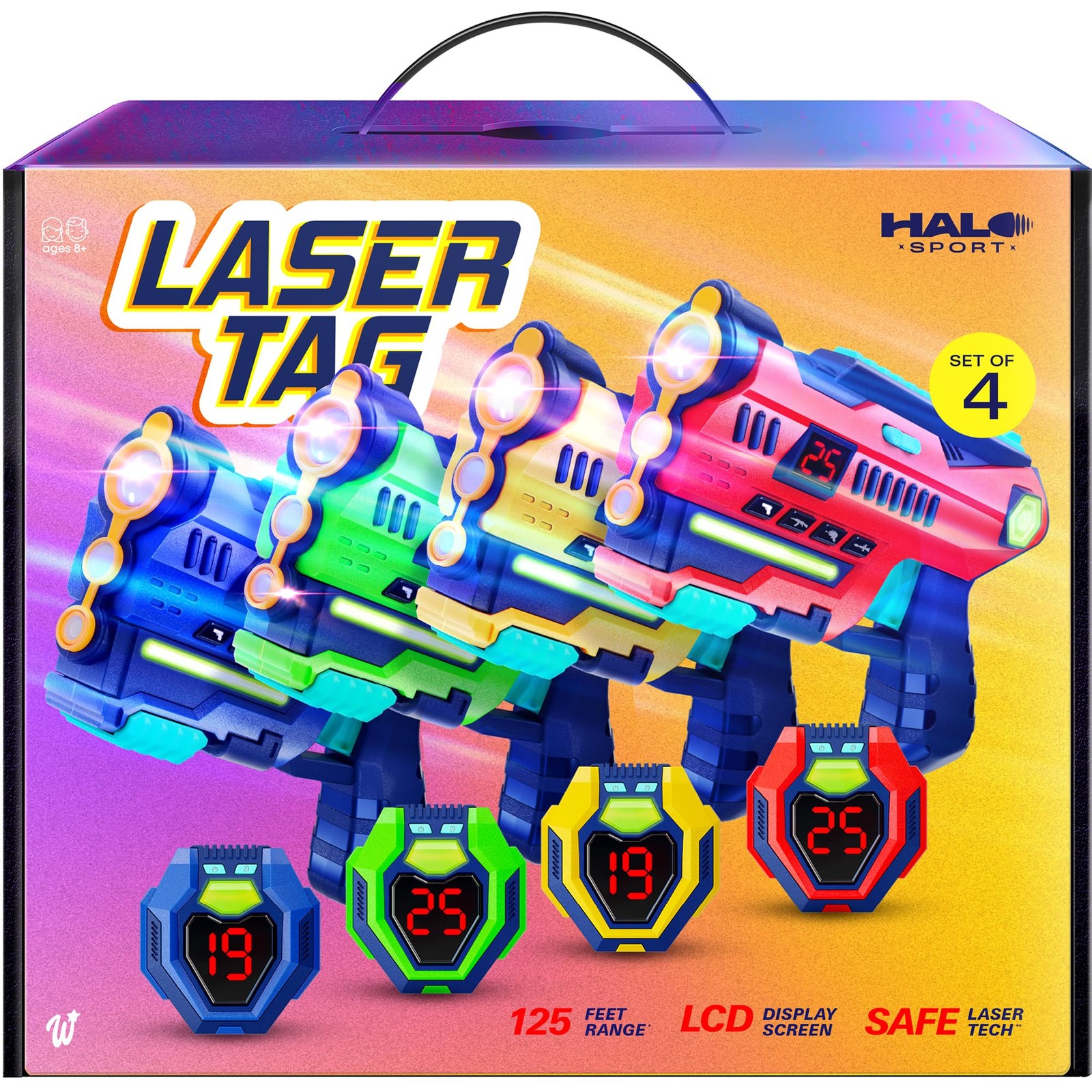 Laser Tag Set of 4 - Gifts for 8 9 10 11 12 13 Year Old Boy Gifts Birthday - ...