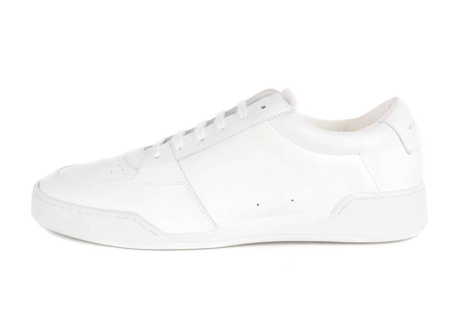 OLIVER CABELL SNEAKERS Court white calfskin made in Italy luxury 41 usa 8