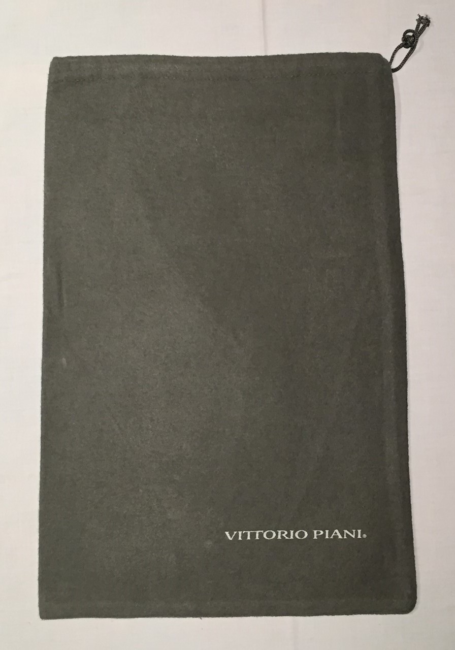 VITTORIO PIANI Drawstring Logo Dust Bag - 9" x 14 1/2"