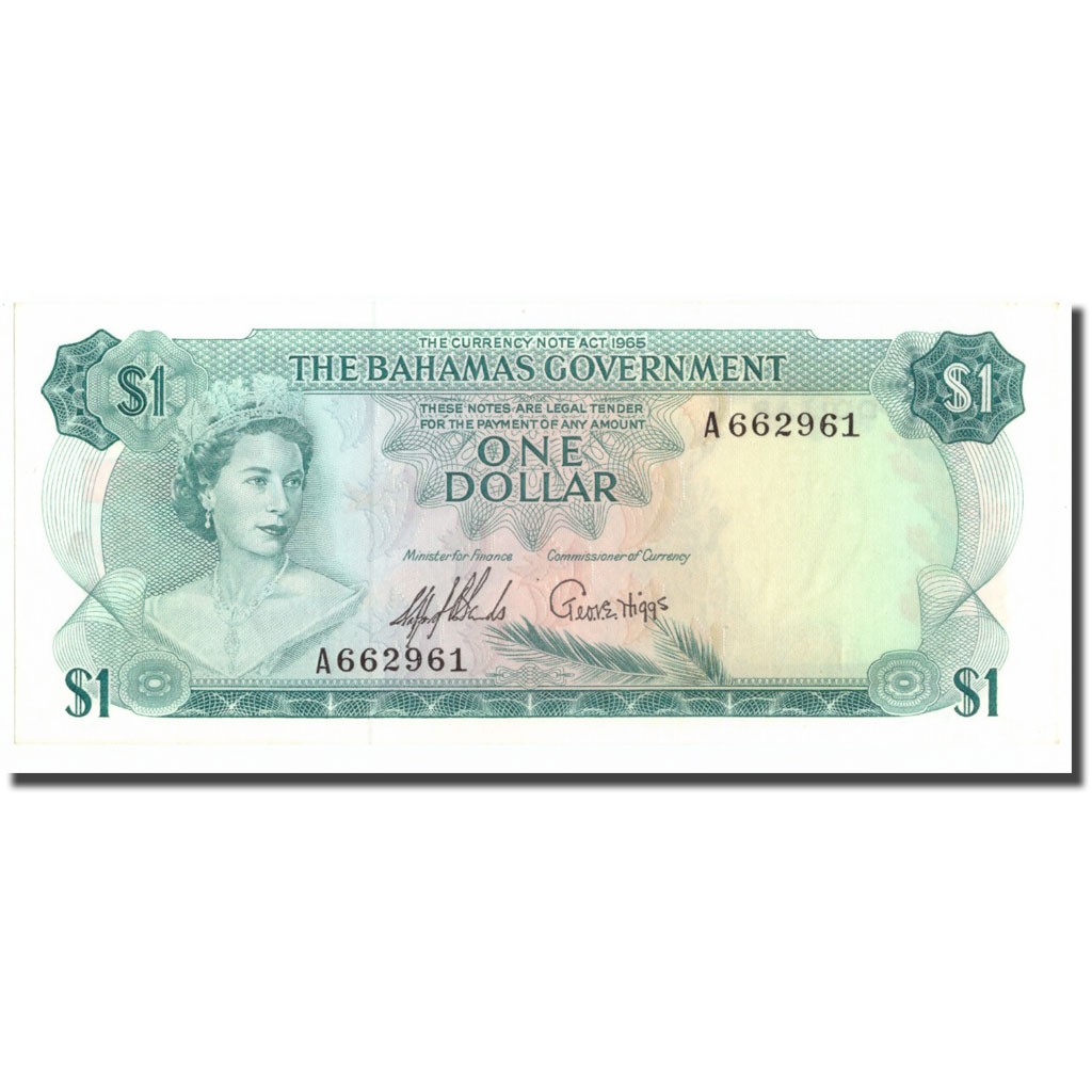 [#213997] Banknote, Bahamas, 1 Dollar, 1965, KM:18a, UNC