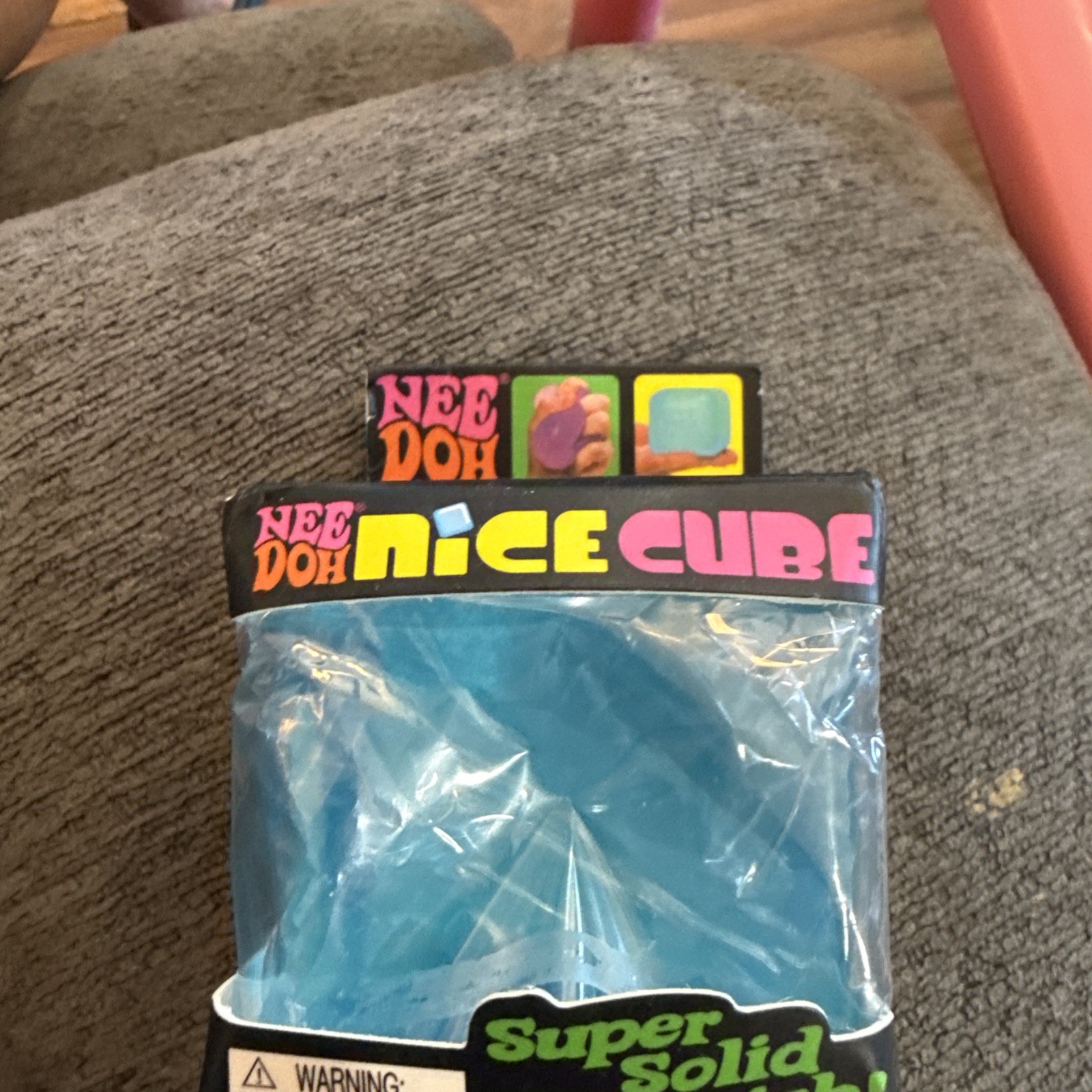 nee doh nice cube - super solid squish blue
