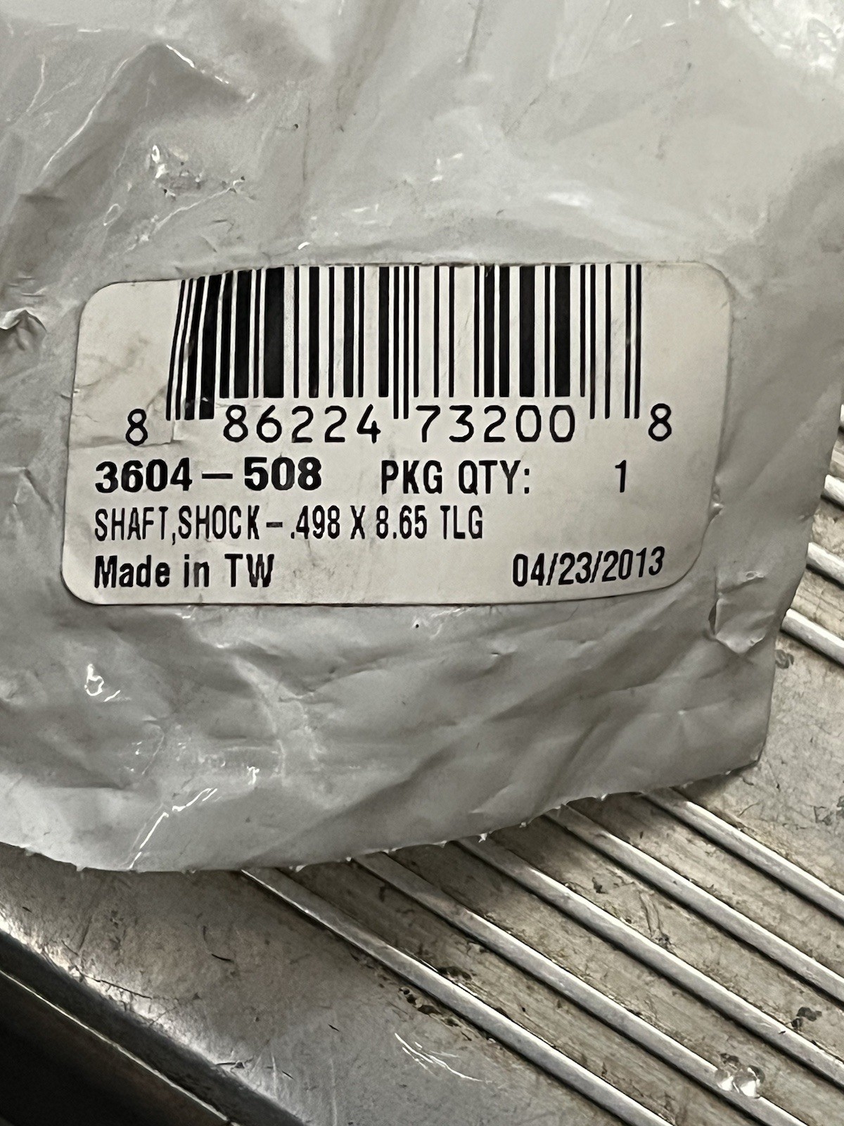 3604-508 Arctic Cat Shock Rod NEW OEM