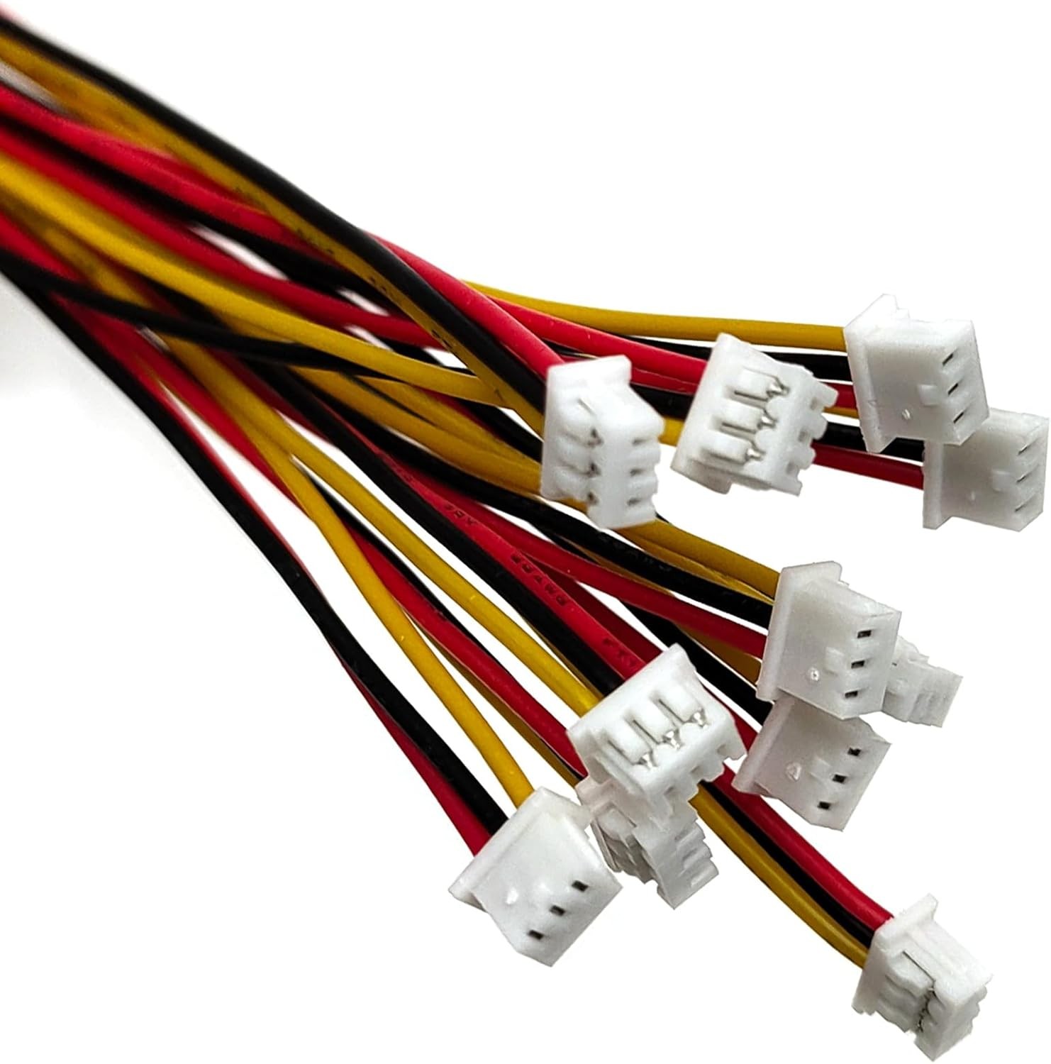 10 Pairs JST Connectors 1.25mm 3 Pin Micro Male and Female Connector Plug...
