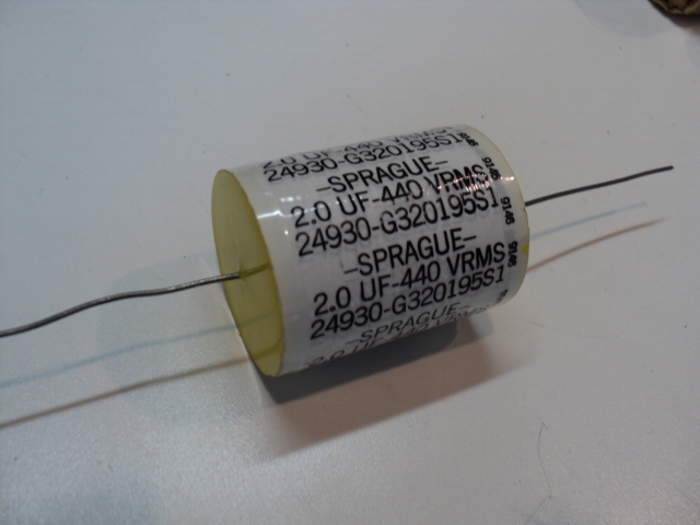 G320195S1 2UF 440V RMS 400V MILITARY GRADE AUDIO 400V CAPACITOR METALIZED PAPER