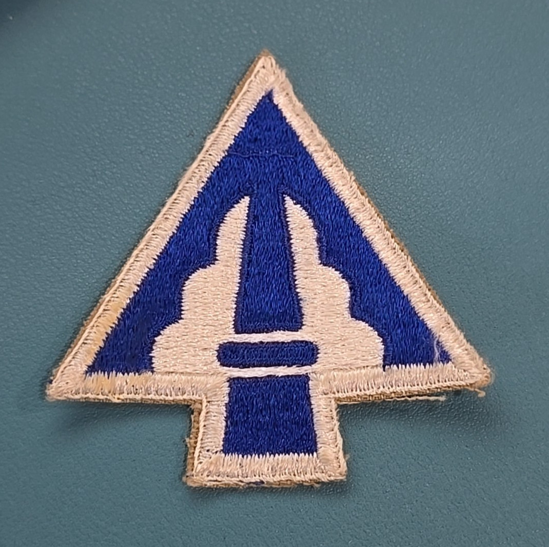 22nd Us Army Corps Patch-Original WWll Cut Edge-Snow Back-No Glow*