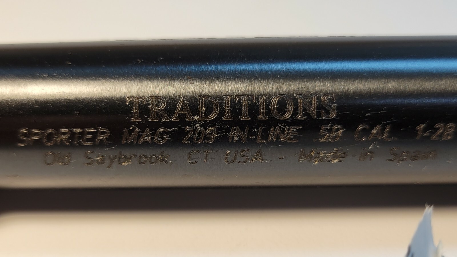 Traditions Sporter Mag 209 .50 Cal Inline Muzzleloader Barrel No Breech Plug (H)