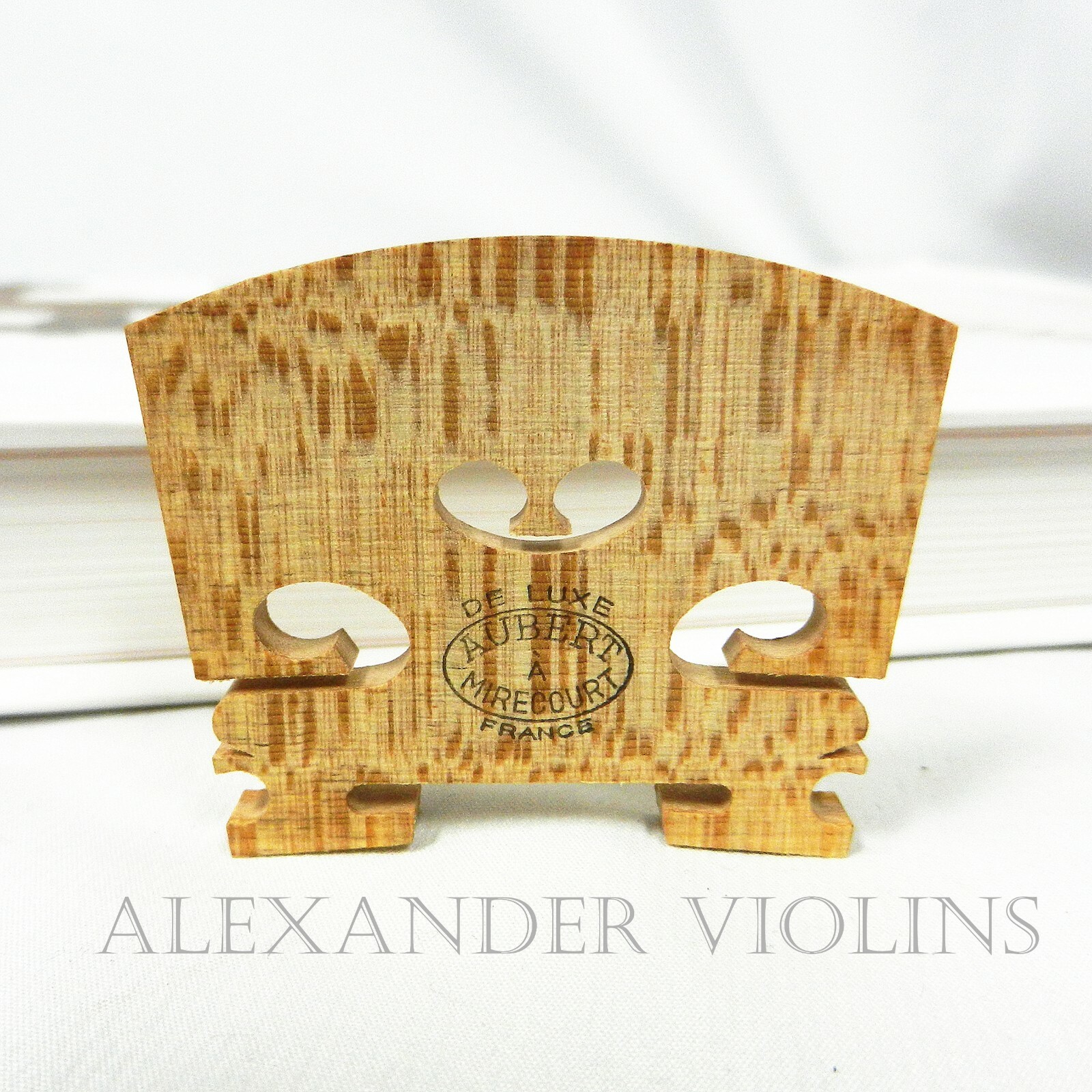 Genuine Aubert" De Luxe"Violin Bridge for 4/4 violin,Made in France.US SELLER!!!