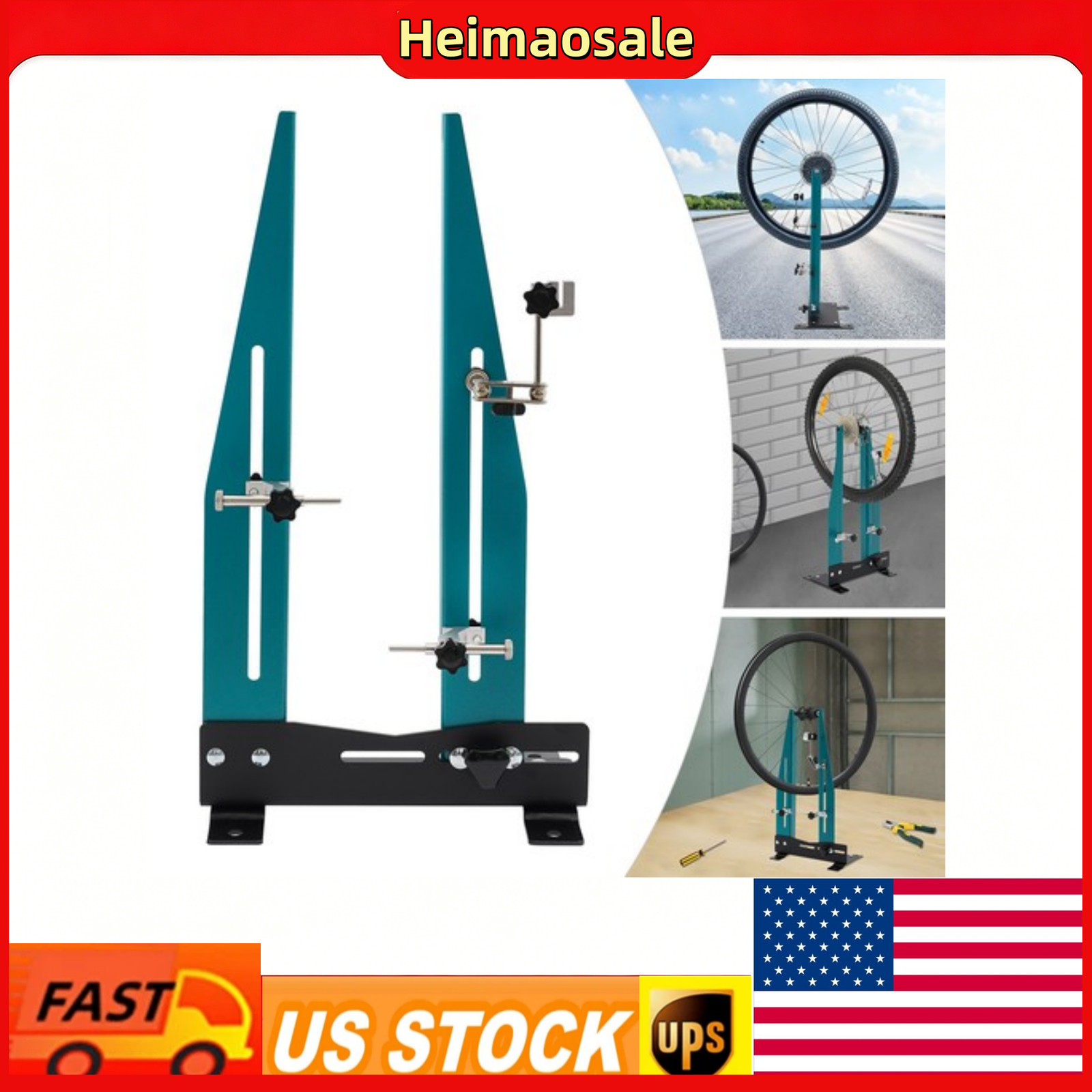 Wheel Truing Stand, Bicycle Wheel Alignment Repair Tool, Wheel Tire Truing Stand