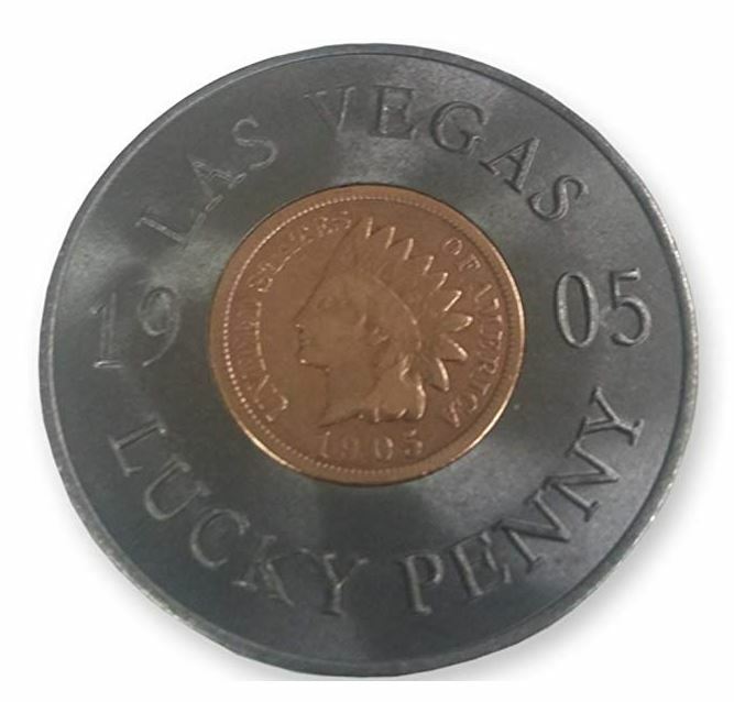 1905 Las Vegas Lucky Penny Ball Marker -  Brand New Hot off the Press!