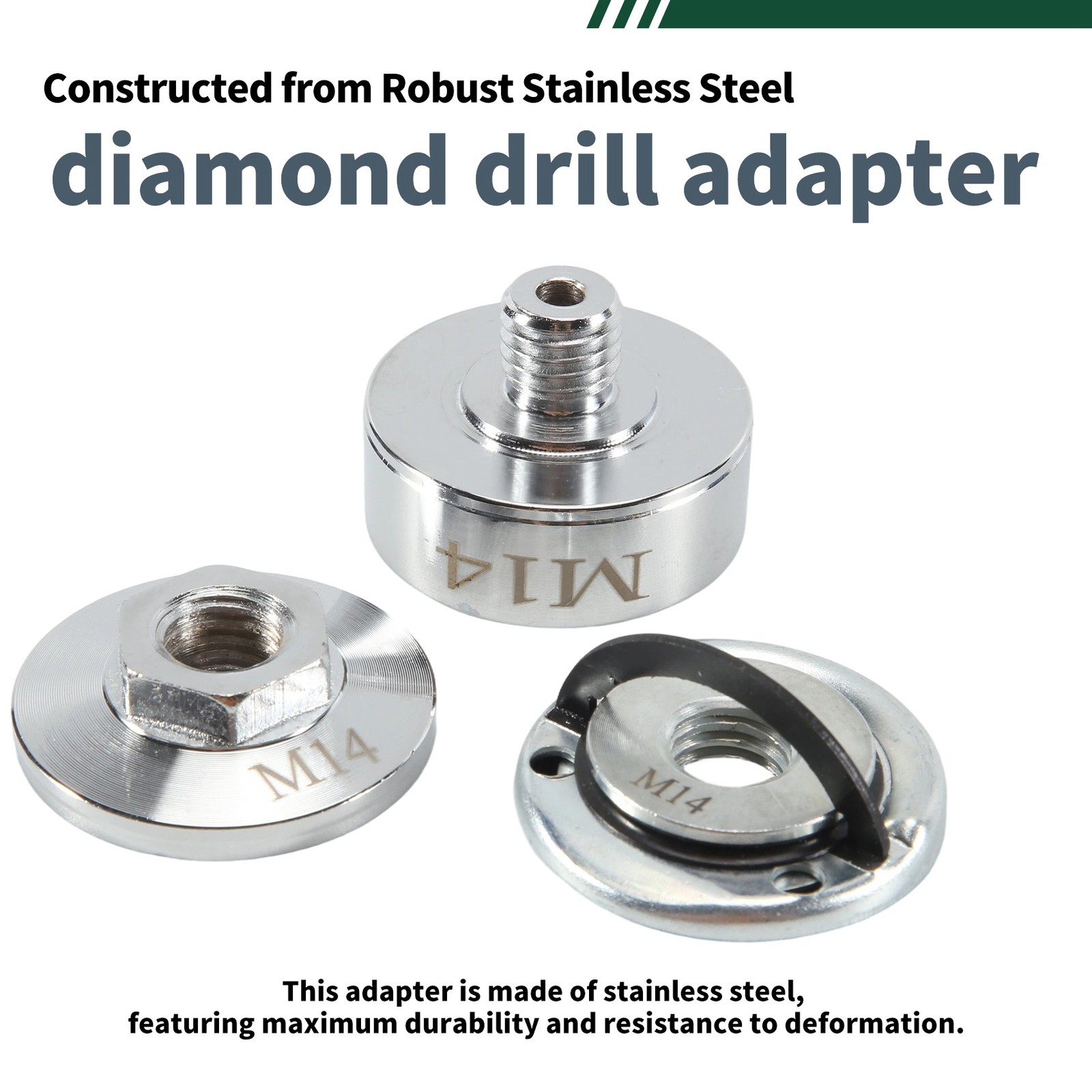 X-Lock Adapter, Grinder Adapter Kit to M14 and 5/8inch Thread, Angle6173
