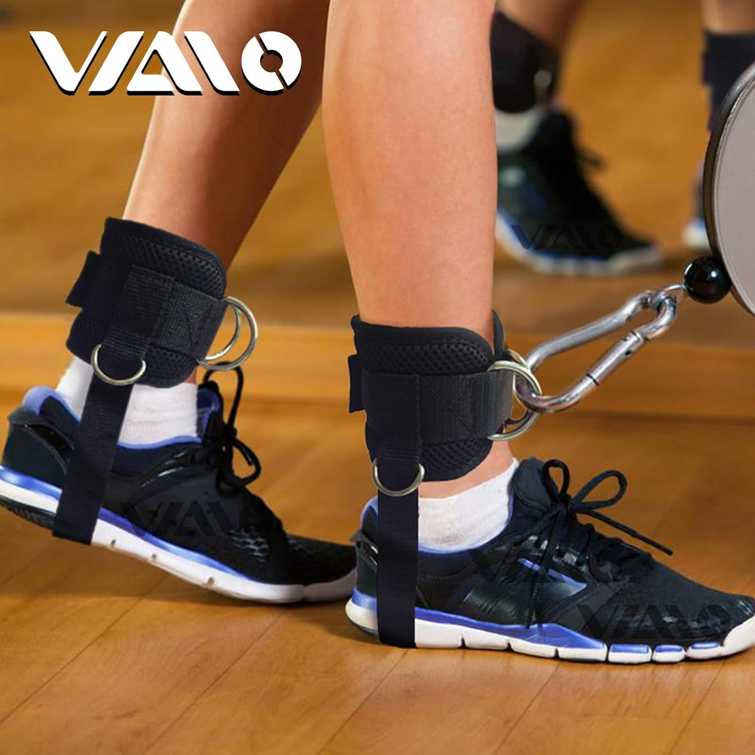 Adjustable Ankle Straps For Cable Machine Leg Workouts Glutes Hips And More