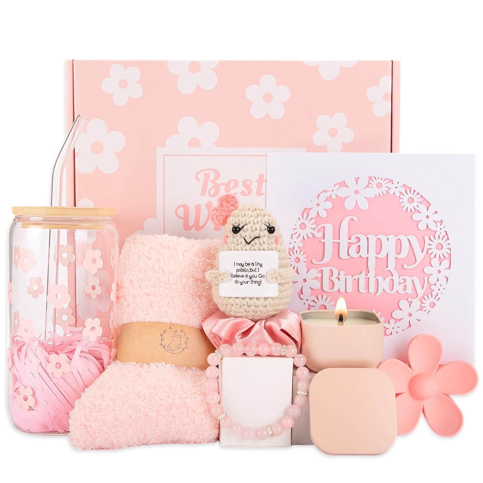 Birthday Gifts Teen Girls Cute All Pink Gift Box Daughter Sister Friend