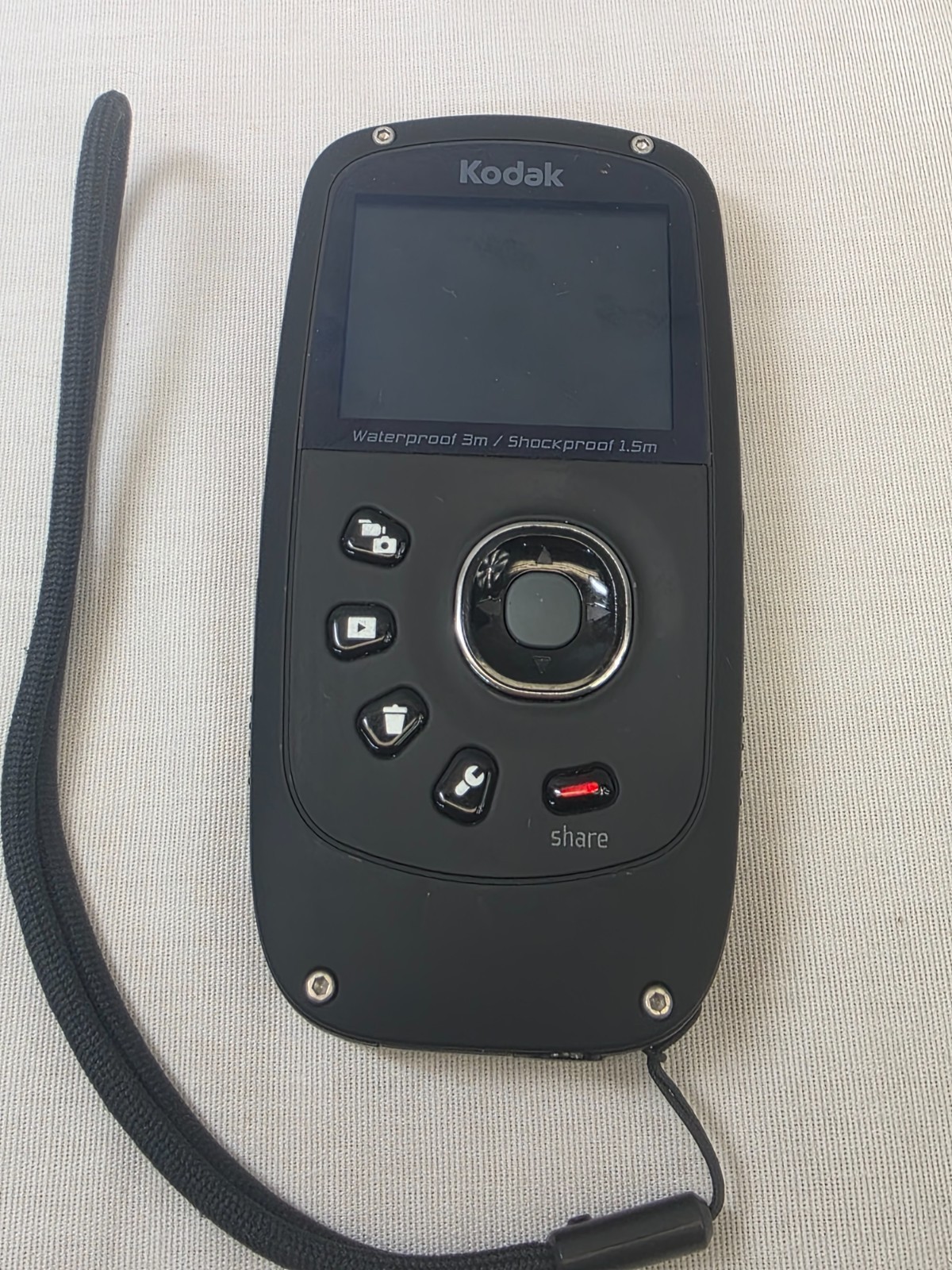 Kodak Zx5 Camcorder Black Super nice Tested Works