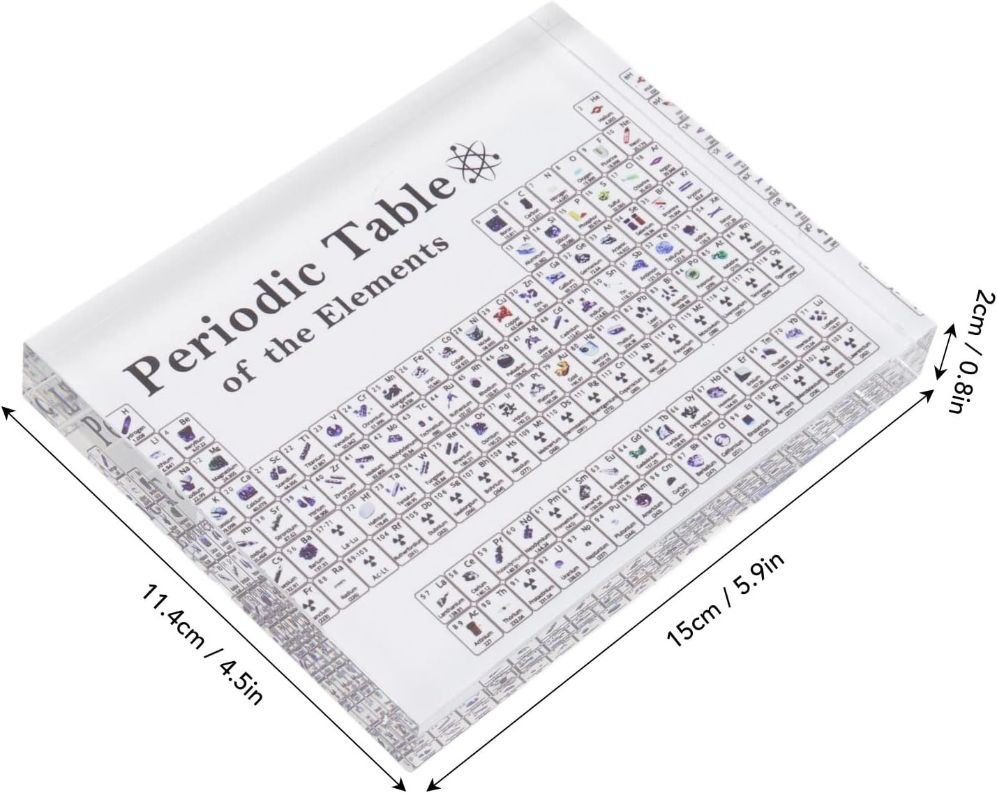 1PCS Periodic Table, Periodic Table of Elements, Acrylic for Teaching Display De