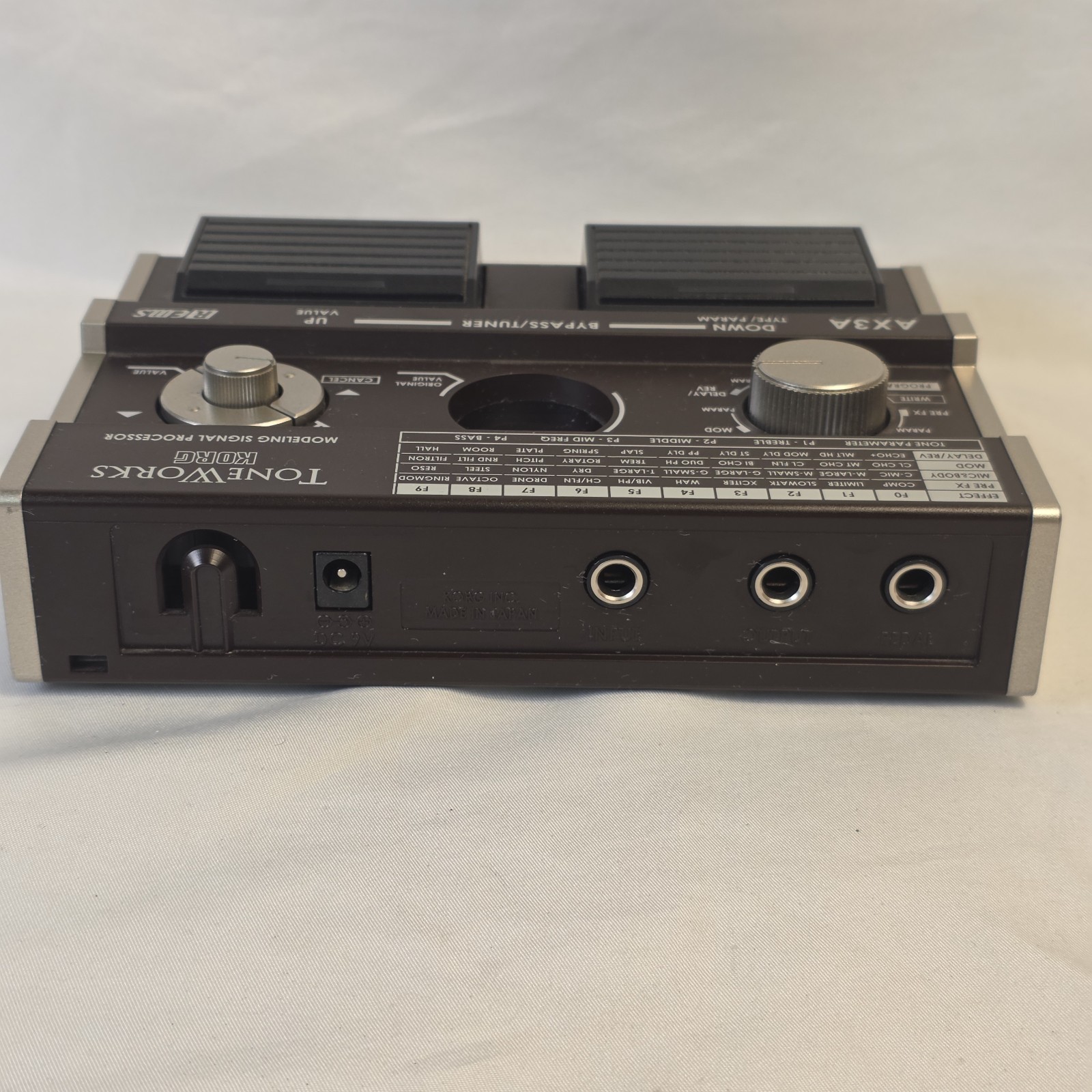 KORG ToneWorks AX3A MODELING SIGNAL PROCESSOR Acoustic Guitar Effect *For Parts*