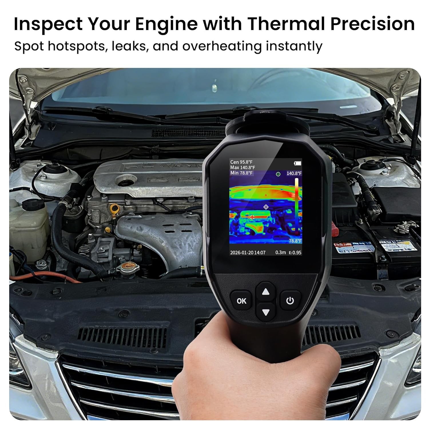 ANXTECH Small Infrared Thermal Imager TISR Resolution 240x240 Thermal Camera