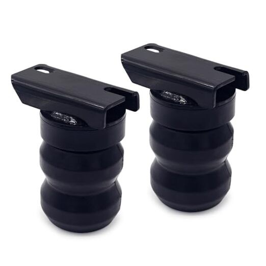 Rear Rubber Helper Suspension Spring Kits Compatible with 2003-2024 Ram 3500