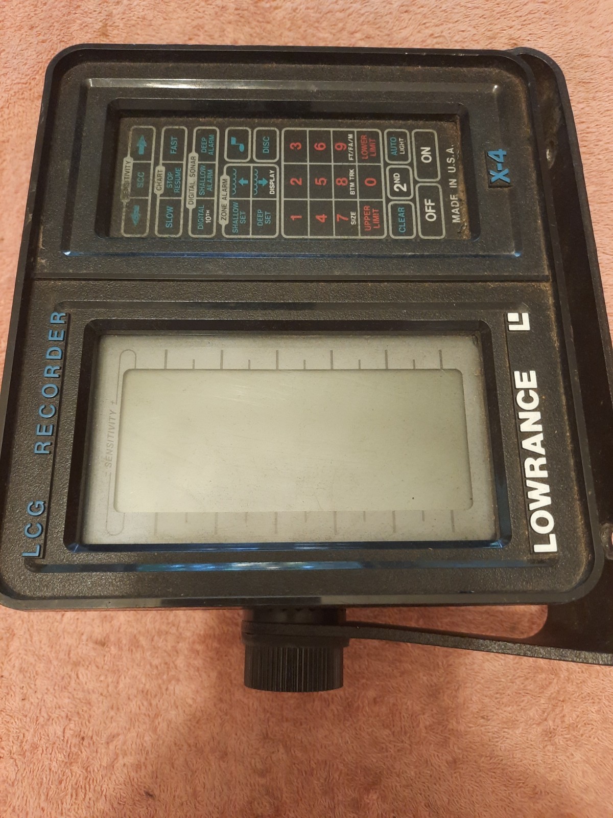 Lowrance X-4 Lcg Recorder