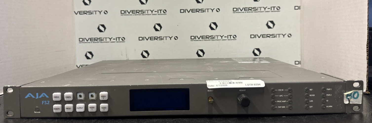 AJA FS2 Dual Channel Frame Synchronizer and Converter