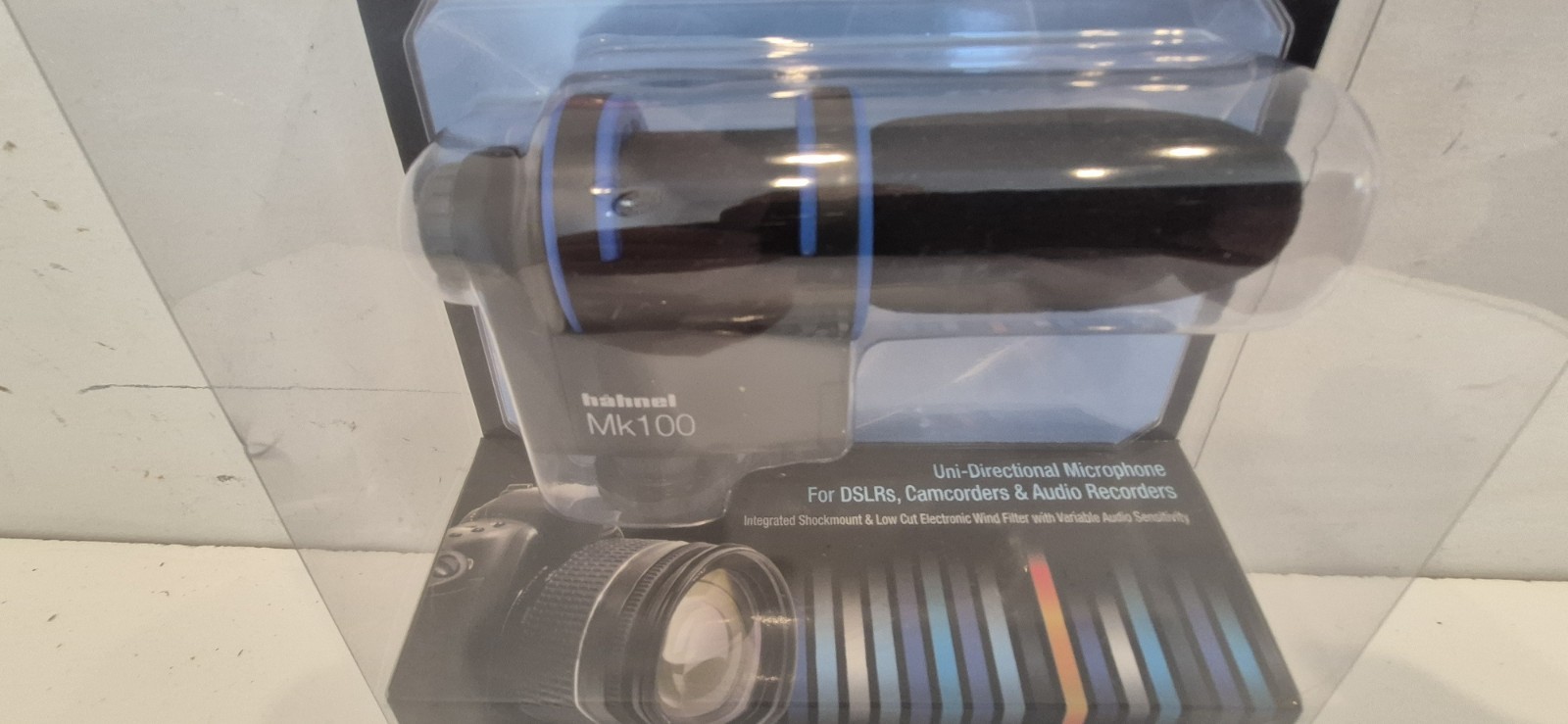 Hahnel Mk100 Uni-Directinal Microphone for DSLR & Video New Sealed Package