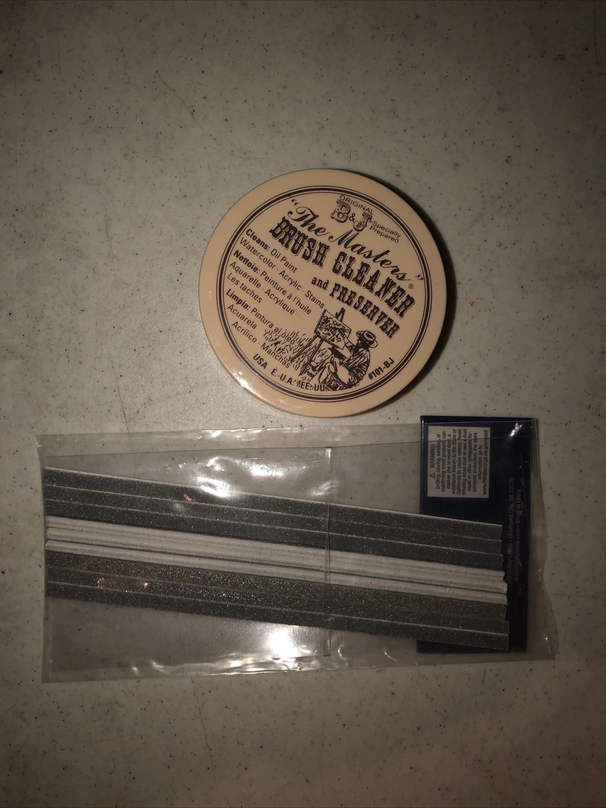 Warhammer The Masters Brush Cleaner And Files (lightly Used)