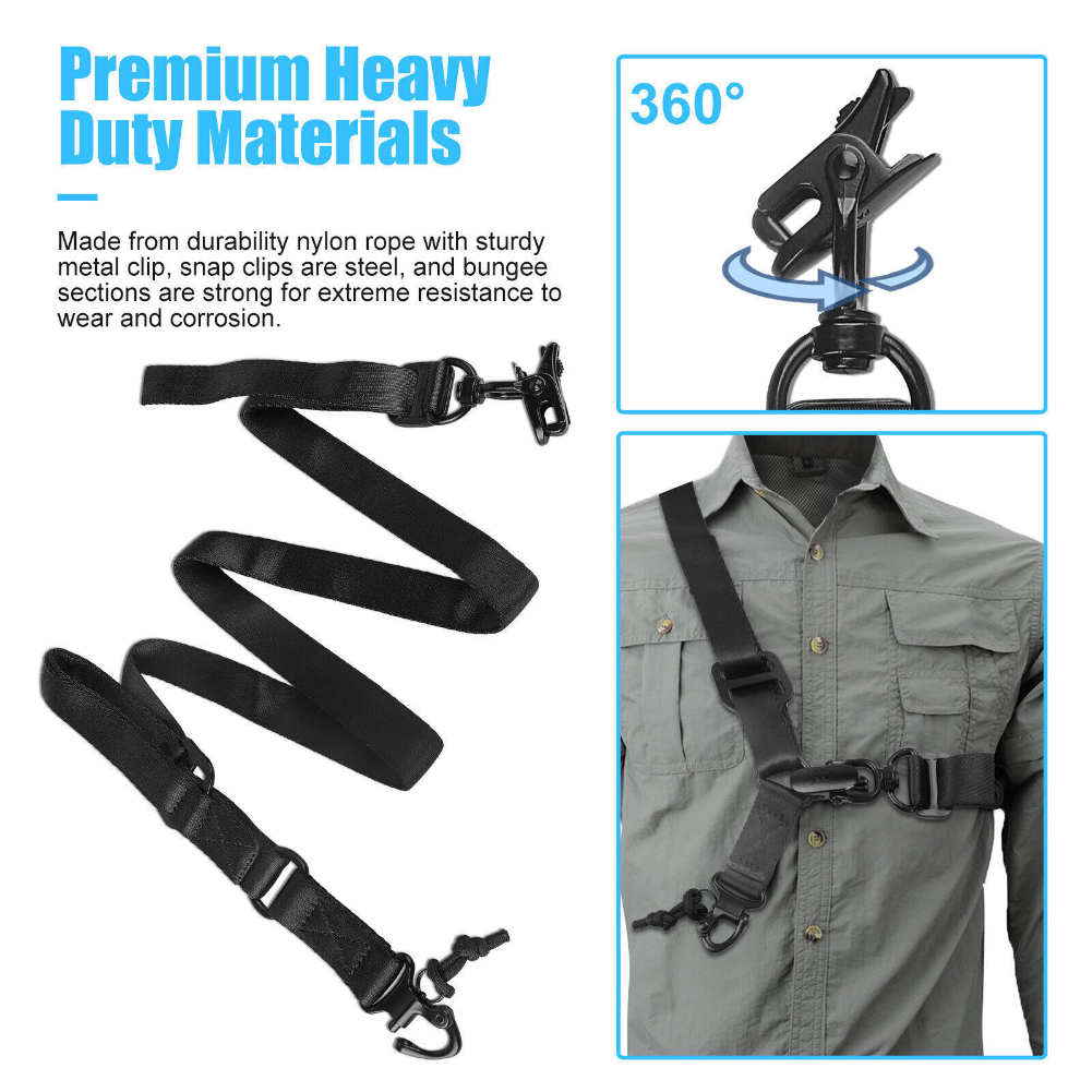 Tactical One / Two Point Rifle Sling Gun Sling Strap with Quick Release Buckle